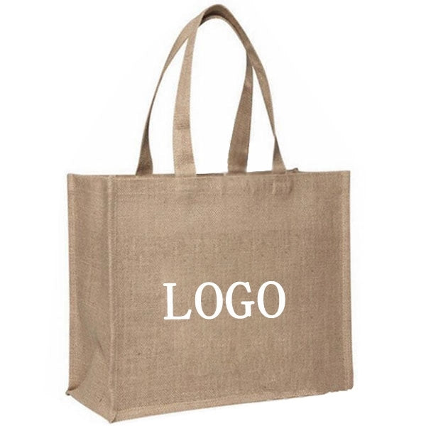 Jute Shopping Tote