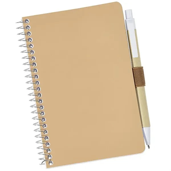 Tacoma Spiral Notebook with Pen - 5" x7"