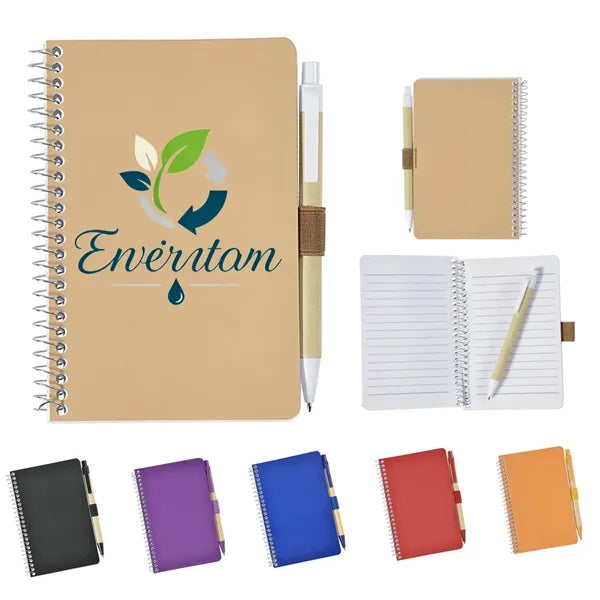 Tacoma Spiral Notebook with Pen - 6" x 4"