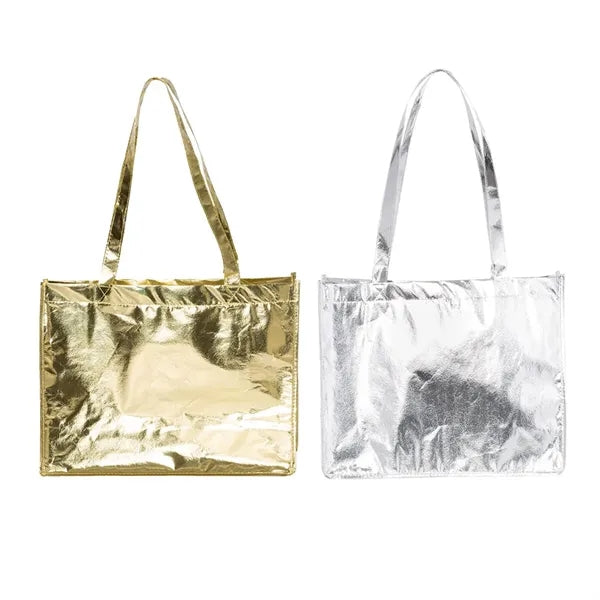 Luxe Metallic Tote