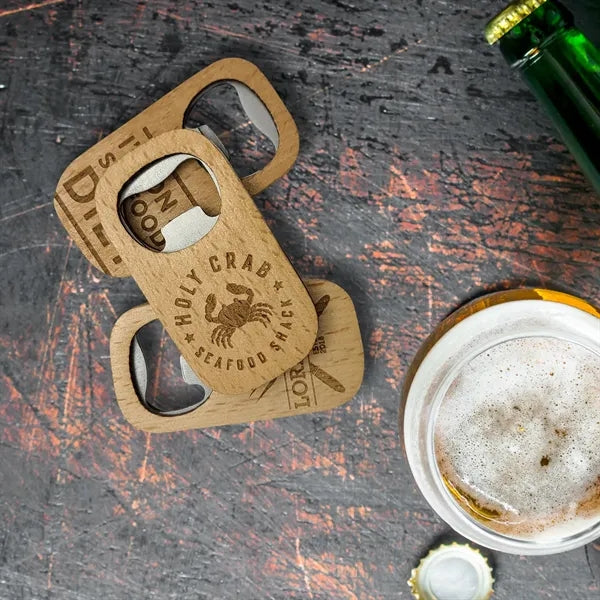 Mini Wood Bottle Opener