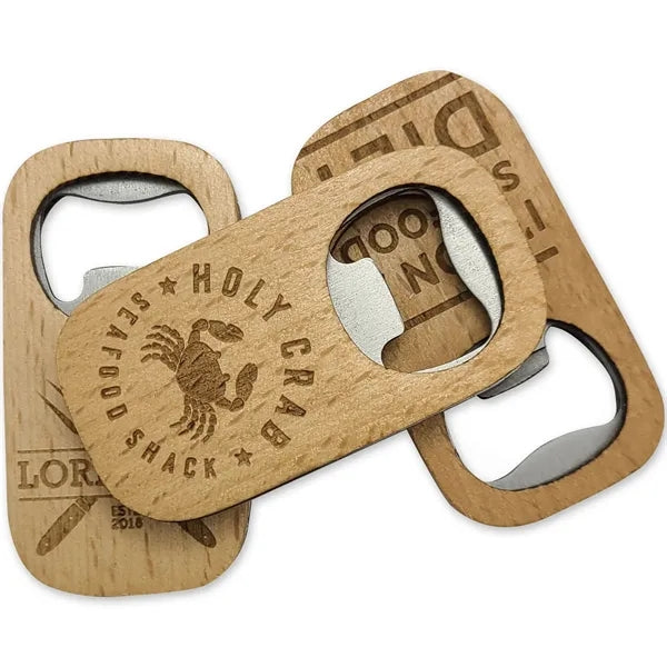 Mini Wood Bottle Opener