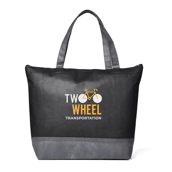 Hexagon Pattern Non-Woven Cooler Tote Bag