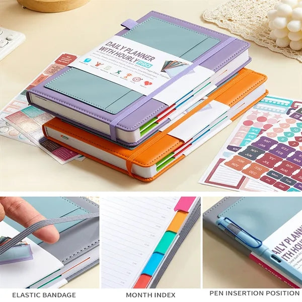 Premium Self Filling Daily Planner No Date Free Shipping