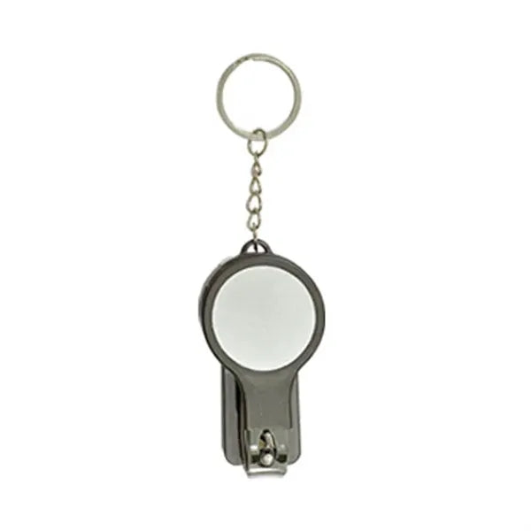 6 In 1 Nail Clipper Mirror Pen Keychain