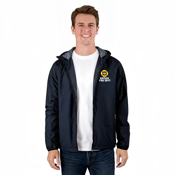 Men's Softshell Fleece Zip-Up Jacket