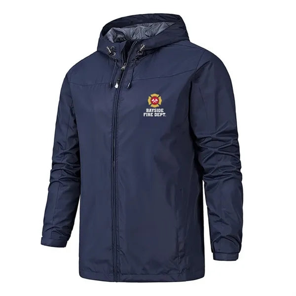 Men's Softshell Fleece Zip-Up Jacket