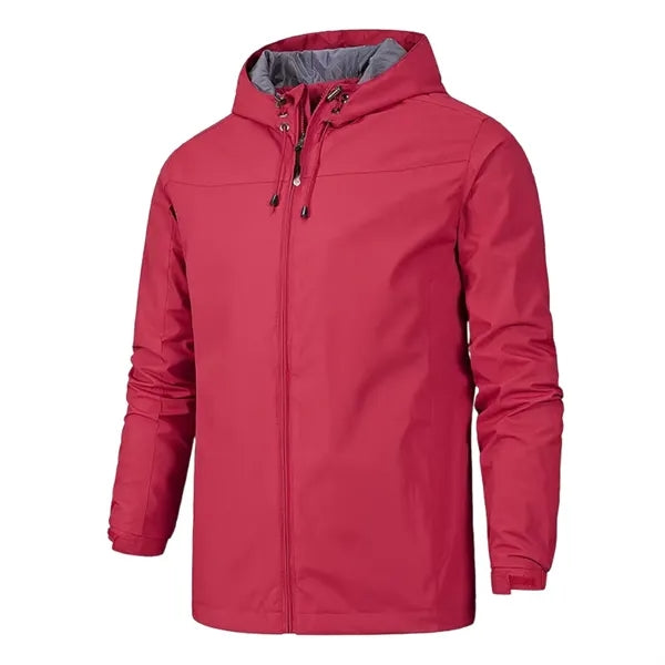 Men's Softshell Fleece Zip-Up Jacket