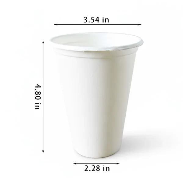 Dining 16oz food safe biodegradable disposable coffee cup
