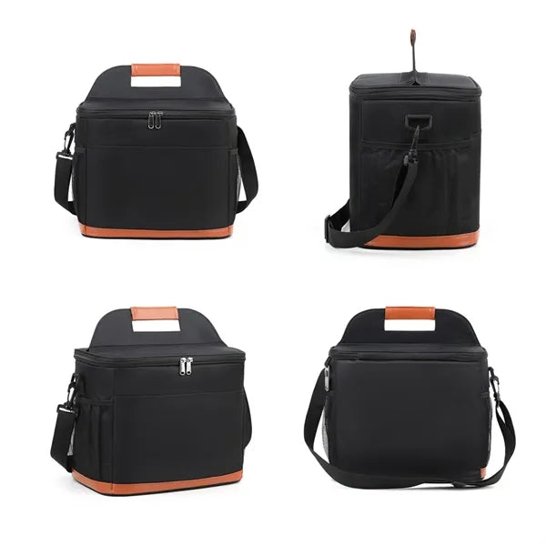 Leakproof Insulated Oxford Lunch Bag with Handle and Strap