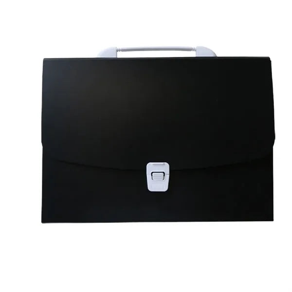 13-Pocket Portable Accordion File Folder with Snap-Closure