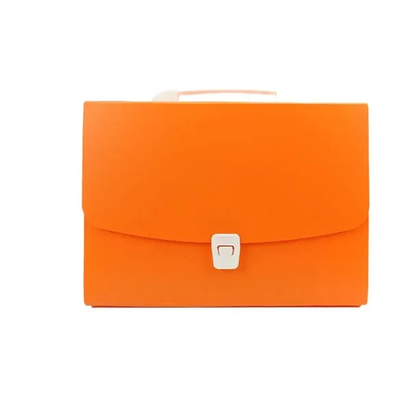13-Pocket Portable Accordion File Folder with Snap-Closure