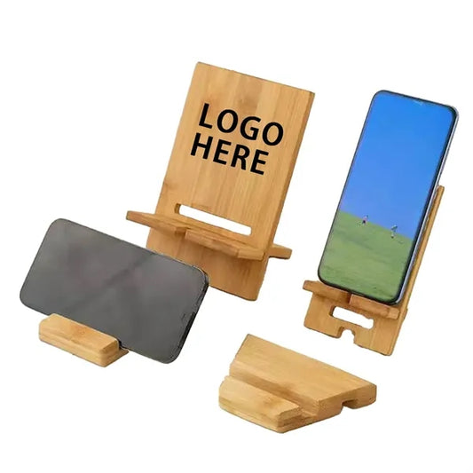 Wooden Tabletop Phone Stand