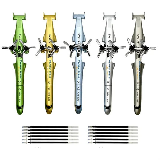 7.1" Smooth Writing Transforming Design Helicopter Gel Pen