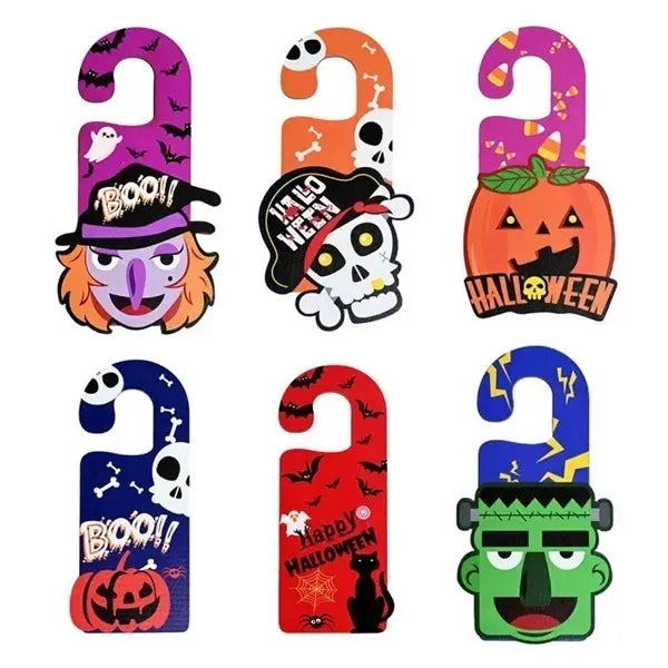 Halloween Door Hanging Tag