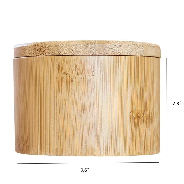 Bamboo Salt Cellar Storage Box