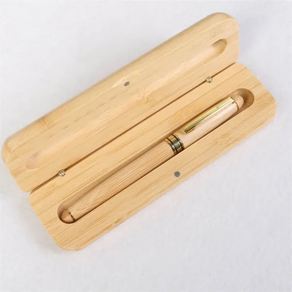 Eco-Friendly Bamboo Pen Gift Set with Box