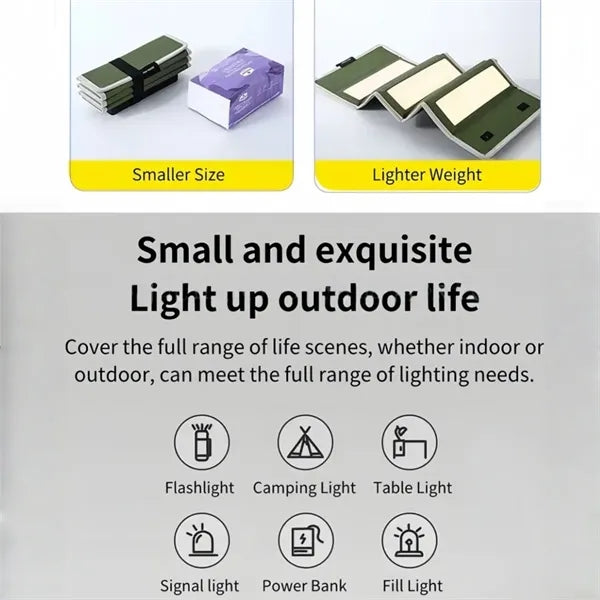 Foldable solar lamp