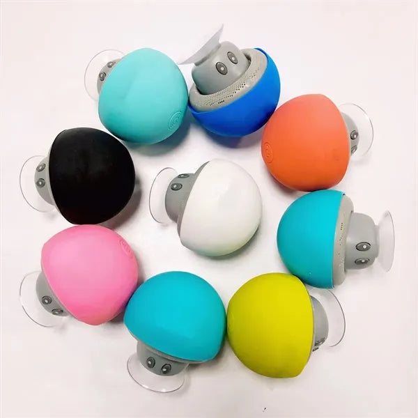 Compact Mini Mushroom Shaped Speaker Phone Stand Suction Cup