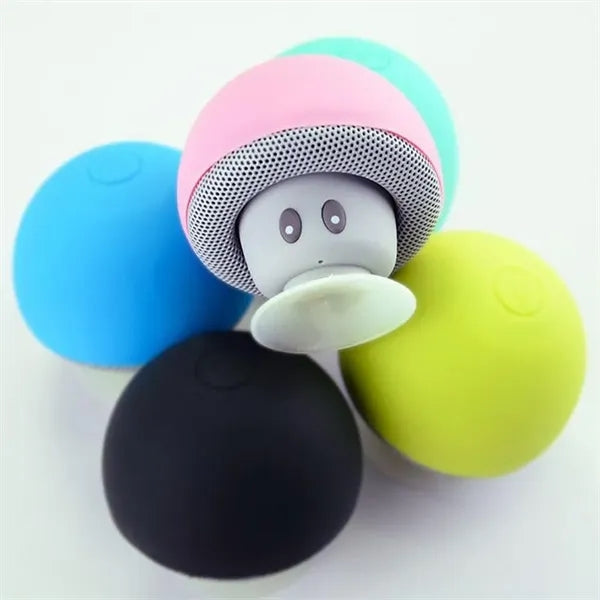 Compact Mini Mushroom Shaped Speaker Phone Stand Suction Cup