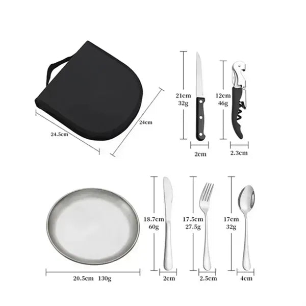 Picnic Eating Utensil Set