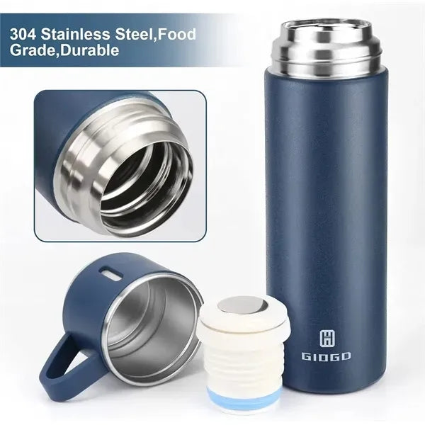 Thermos Water Bottle With Cup
