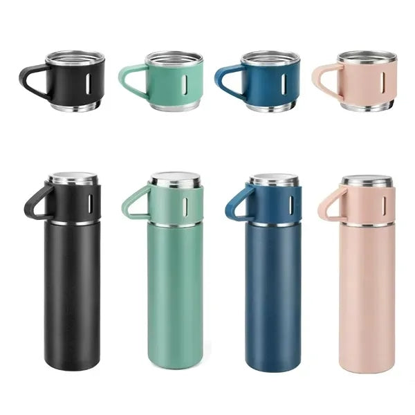 Thermos Water Bottle With Cup