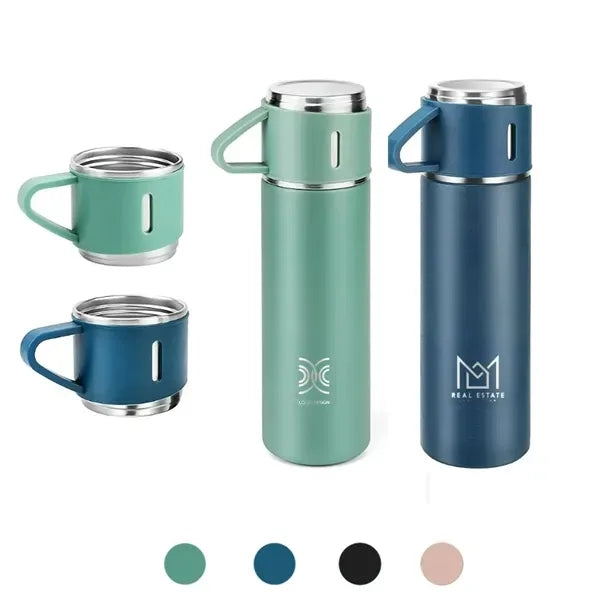 Thermos Water Bottle With Cup