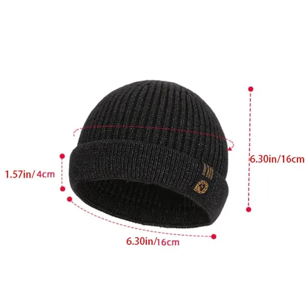 Winter Warm Knitted Hat and Cold proof Hoodie