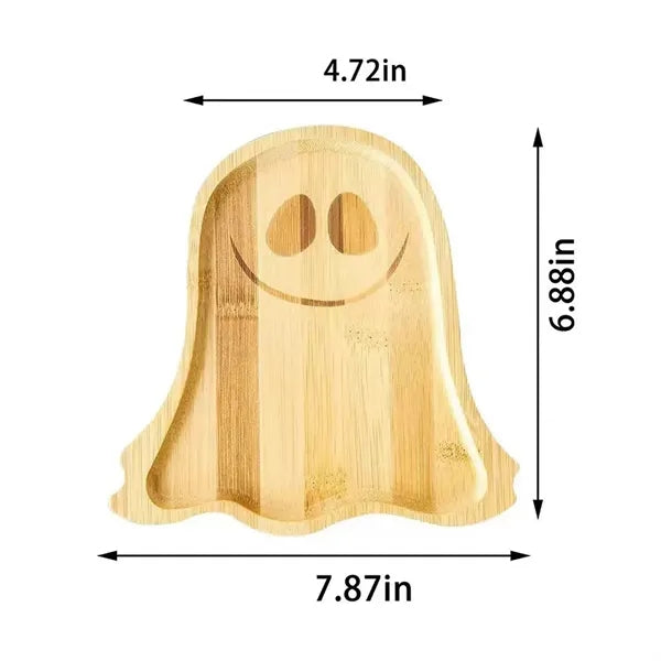 Halloween Bamboo Pumpkin Plate