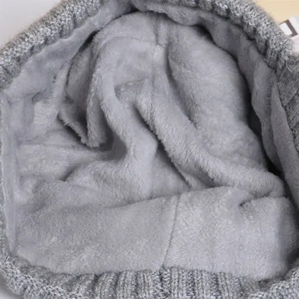 Winter Warm Knitted Knitted Wool Hat Ear Protector Cap