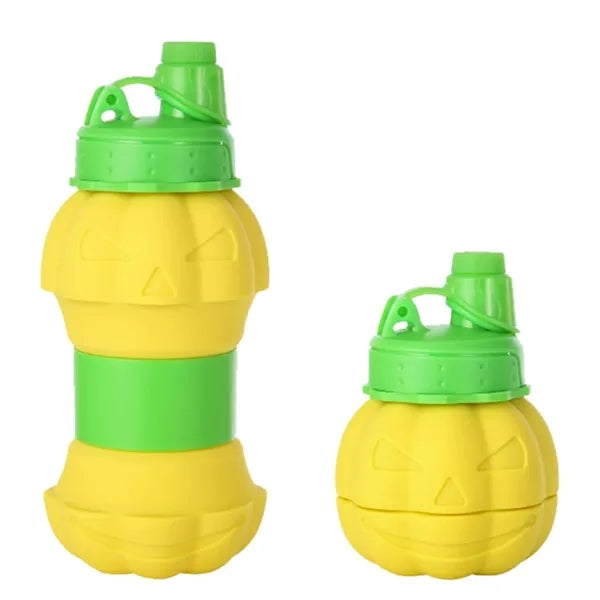 Pumpkin Silicone Folding Bottle