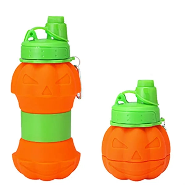 Pumpkin Silicone Folding Bottle