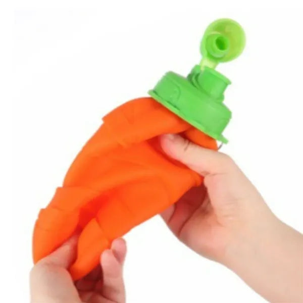 Pumpkin Silicone Folding Bottle