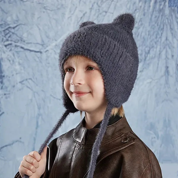 Children's winter outdoor warm Knitted Wool Hat
