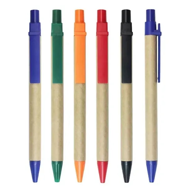 Eco-Friendly Kraft Paper Tube Ballpoint Pen