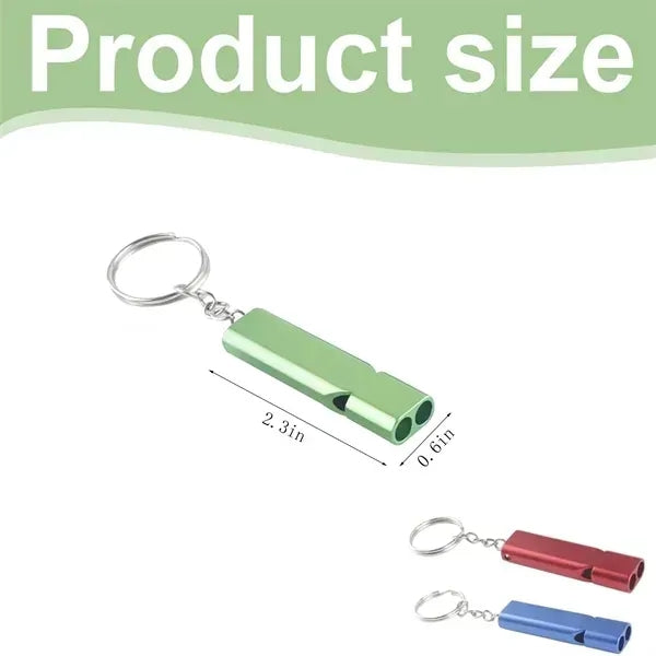 Metal Outdoor Survival Whistle - Portable Emergency Tool