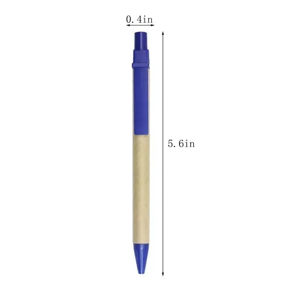 Eco-Friendly Kraft Paper Tube Ballpoint Pen