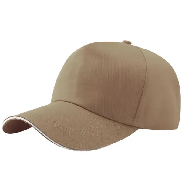 Cotton Solid Color Baseball Cap - Classic Adjustable Hat