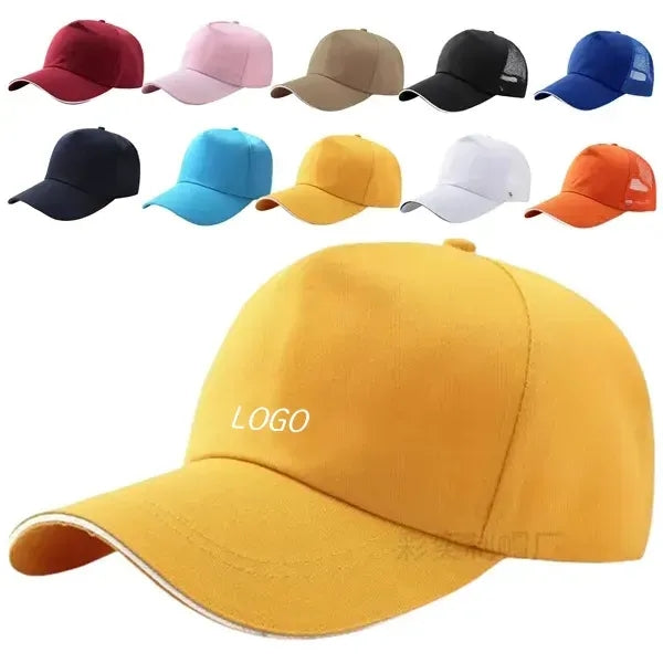 Cotton Solid Color Baseball Cap - Classic Adjustable Hat