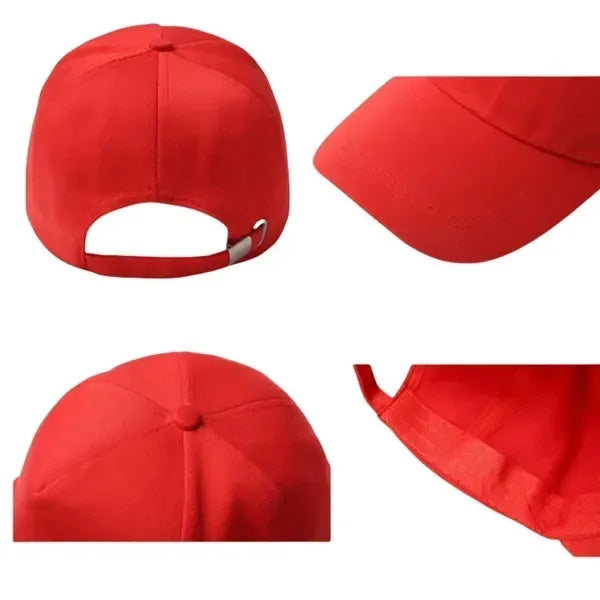 Cotton Solid Color Baseball Cap - Classic Adjustable Hat