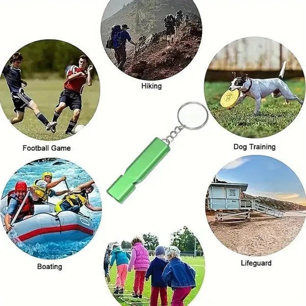 Metal Outdoor Survival Whistle - Portable Emergency Tool