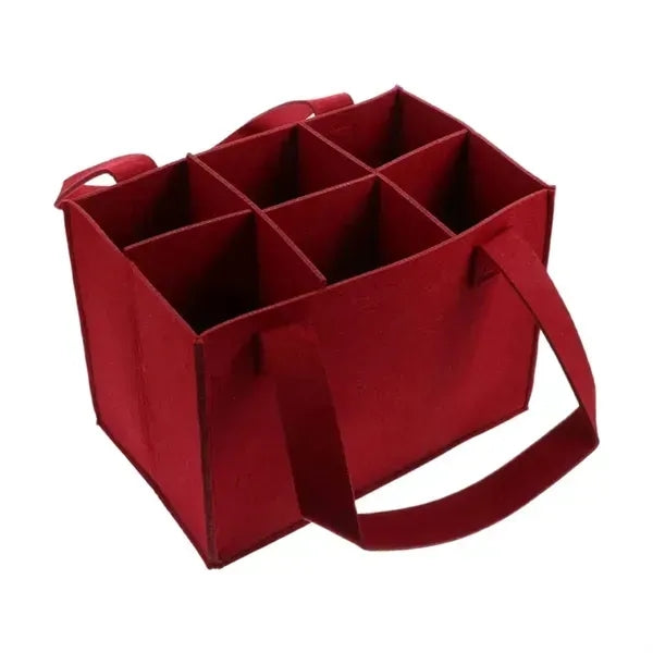 Eco-Friendly Wine Tote - Anti-Collision Divider