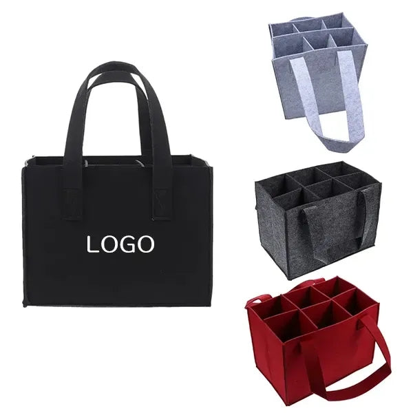 Eco-Friendly Wine Tote - Anti-Collision Divider
