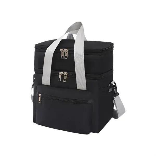 Double Layer PEVA Picnic Bag - Insulated Outdoor Cooler