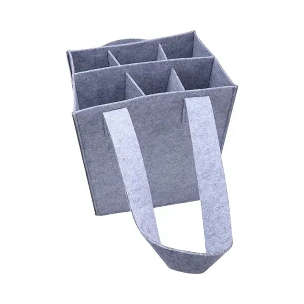 Eco-Friendly Wine Tote - Anti-Collision Divider