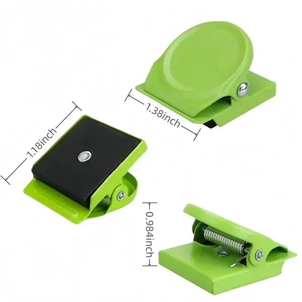 Colorful Magnetic Metal Clips - Assorted Strong Magnets