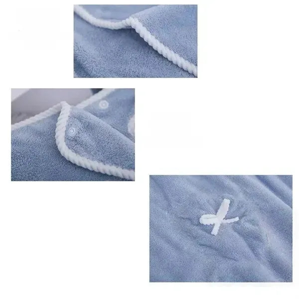 Soft Coral Fleece Bathrobe - Sleeveless Cozy Loungewear