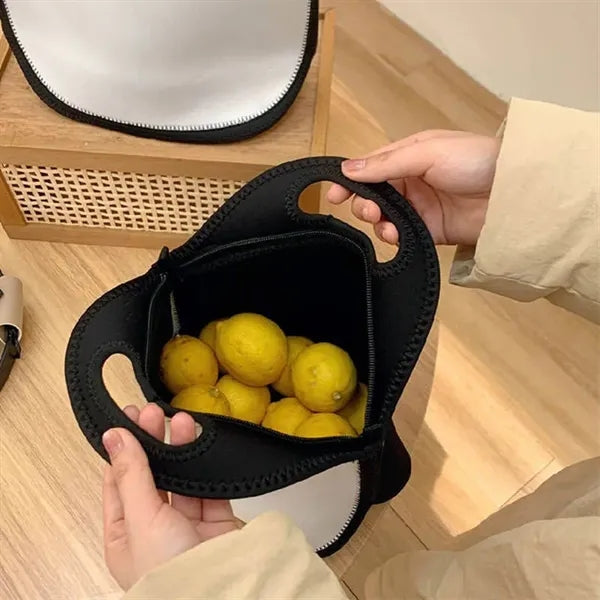 Portable Lunch Bag with Handle - Convenient Storage Solution
