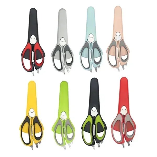 Stainless Steel Magnetic Kitchen Scissors - Removable Design